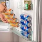 Beer Soda Can Storage Holder Kitchen Fridge Space Saver Organizer Rack Plastic