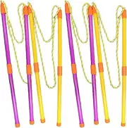 Giant Bubble Wands Big Bubble Wand Bubbles for Kids Double Rod Drawstring Big Bubble Wands Detachable Large Bubble Stick 4PCS