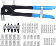 Daseeme 86Pcs Threaded Nut Riveter Insert Tool Riveter Rivnut Nutsert Kit