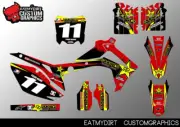 FOR HONDA CRF 250 14-17 450 2013-2016 CUSTOM GRAPHICS STICKERS MOTOCROSS DECALS