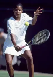 Lori McNeil USA at the Wimbledon Lawn Tennis Championships at the - Old Photo