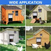 Automatic Chicken Coop Door Auto Door Opener Cage Closer Timer/ Light Sensor