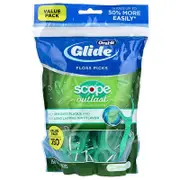 Oral-B, Glide, Scope® Outlast™ Floss Picks, Mint, 150 Floss Picks