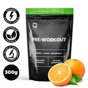 PRE WORKOUT 30 SERVES SWEET ORANGE WITH CREATINE, AAKG AND MORE