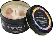 Positive Energy Meditation Candle - White Positive Energy Soy Scented Candle - Natural Fragrance Manifestation Candle for Bedroom, Work Area, Living Room, Yoga Room