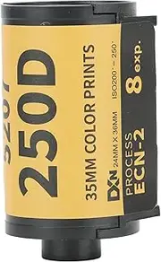 35mm Color Print Film Roll Simple Practice Film for 135 Camera Waterproof Machine Ecn2 Develop Color (8 Sheet)