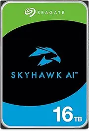Seagate Skyhawk AI 16TB Video Internal Hard Drive HDD – 3.5 Inch SATA 6Gb/s 256MB Cache for DVR NVR Security Camera System with Drive Health Management and in-House Rescue Services (ST16000VE000)
