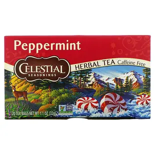 [iHerb] Celestial Seasonings 草本茶，薄荷，無咖啡萃取，20 茶包，1.1 盎司（32 克）