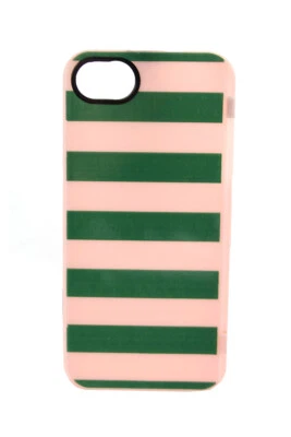 Marc By Marc Jacobs New Pink Green Striped Iphone 5 And 5S Cover OSFA $48