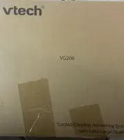 VTECH VG208 DECT 6.0 Corded Cordless Phone Answering Machine Caller ID