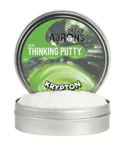 Crazy Aarons Glow Thinking Putty Krypton