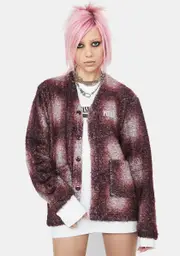 [Pleasures] Spray Mohair Cardigan