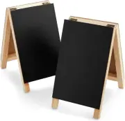 2 Pack Mini Chalkboard Easel Signs for Tabletop Decorations, Restaurant Food Dis