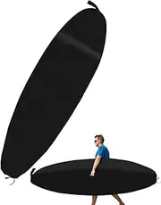 Bodyboard Bag, Shortboard Pouch, Sock Cover Shortboard Surfboard with Drawstring for Men Women Storage Travel Beach
