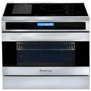 Artusi Elegante 90cm Freestanding Induction Cooker with Schott Glass Cooktop