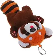 Cartoon Raccoon Plush Doll Keychain Pendant Unique Bag Accessory for Backpacks Luggage Keys present for Birthdays Valentine Day Christmas Stuffed Animal Charm