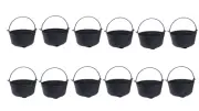 Witches Black FULL 9" Cauldron BULK 12-Pack | Wholesale Clearance Pricing