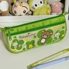 Kawaii Cosmetic Storage Bag Canvas Children Stationery Rilakkuma Pencil Case