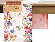 Maison d' Hermine Tablerunner 100% Cotton Decorative Table Runner Table Runners, Buffet & Wedding, - Spring/Summer 14.50"x72" Happy Florals - High Summer (Double Layer)