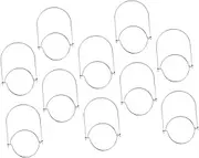 Zerodeko 10Pcs Stainless Steel Canning Jar Handles Hooks for Hanging Practical Canning Jar Accessories for Home Kitchen Use