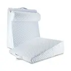 Nestl Best 6-in-1 Wedge Pillow Cooling Extra Bolster 7.5'' Comfortable Durable