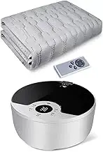 Remote Control Electric Blanket, Water Heating Electric Mattress, Constant Temperature Water Circulation, 20-65°C Temperature Adjustment, 24h Timing, Safe, for Man, Woman(Size:180 * 200cm)