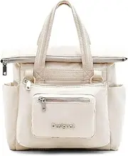 [Desigual] Accessories Nylon Hand Bag, White