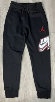 Jordan Big Boys Jumpman Classic Fleece Joggers Black Sz M - NWT