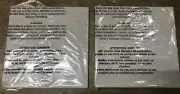 TWO (2) GENUINE KLIPSCH 9.5" (9.25") SQUARE WHITE SPEAKER GRILL COVERS WITH LOGO