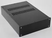 New Aluminum Chassis DIY HIFi Project Box DAC Amplifier Case W215 D308 H70mm