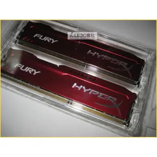 JULE 3C會社-金士頓 HyperX FURY DDR3 1866 8G X2 共 16GB 炫目紅/雙面 記憶體