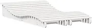 Camping Sunloungers Reclining Patio ChairsSun Loungers 2 pcs White 205x60x31.5 cm Solid Wood Pine