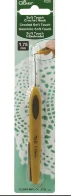 CLOVER SOFT TOUCH STEEL CROCHET HOOK - No. 8 - .9mm