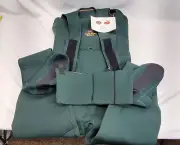 Caddis Men's Forest Green Neoprene Stocking Foot Wader Medium CA5901W8