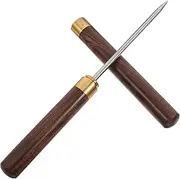 ULTECHNOVO Stainless Steel Ice Chisel with Safety Cover Ergonomic Ice Tool for Efficient Ice Chipping Ice Crusher for Bartending Bar and Banquet Use Handle