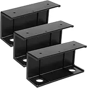 KALLORY 1Set Under Desk Laptop Mount Bracket Wall Mounted Holder for Computers Keyboards Routers Durable Design for Organized Workspace Easy Installation