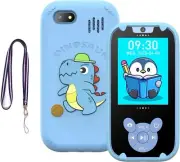 XIULIUU Kids Smart Phone with Dual Camera Toy and Educational Games for Children