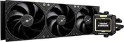 Thermalright FW360 Black CPU Water Cooler with 3 PWM Fans with 2000RPM,IPS LCD Screen with 320*240 Resolution,Liquid CPU Cooler with 2.4in LCD Display,CPU PC Aio Cooler for AM4/AM5/Intel LGA1851/1700