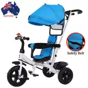 Kids Tricycle Ride-On Baby Prams Toy Stroller Bike Reverse Toddler Trike Gift