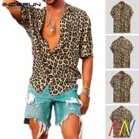 在飛比找蝦皮購物優惠-Summer Leopard Print T Shirt f