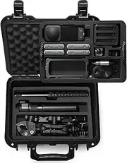 Lekufee Waterproof Carrying Case Compatible with Insta360 X4/Insta360 X3/Insta360 ONE X2 Action Camera and More Accessories(Case Only)