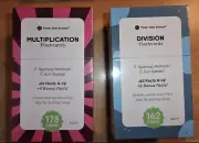 Think Tank Scholar Multiplication & Division Flash Cards- 5 Fun Games- NEW