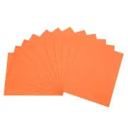Orange EVA Foam Sheets 11 x 8 inch 1.7mm Thickness for Crafts DIY 12 Pcs