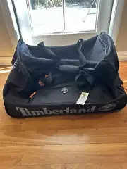 NEW! Timberland Highgate Springs 26WD Duffle Bag with Wheels Jet Black NWT