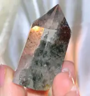 BEAUTIFUL RARE GARDEN QUARTZ CHRISTMAS QUARTZ POLISHED CRYSTAL MINI-TOWER *5