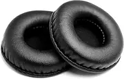 RCKEY Replacement Ear Pads PU Leather Ear Cushions Replacement for Sony/Logitech Headphone Ear Pads 70mm Black