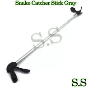 40" Snake Catcher Stick Gray Color - Rattlesnake Catcher & Grabber