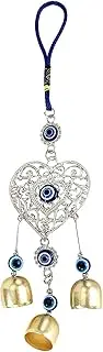 Evil Eye Wind Chime - Blue Devil Eyes Car Pendant | Evil Eye Wind Chime, Blue Evil Eye Wind Chimes - Turkish Blue Evil Eye Hangable Amulet Protection Car Wall Decoration for Indoor, Outdoor Patio