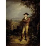 Nasmyth Robert Burns Scottish Poet Canvas Wall Art Print Poster