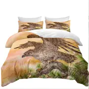 Wild Life Animal Art Powerful Hawk Quilt Cover